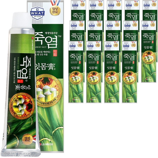 죽염 잇몸고 치약, 140g, 15개