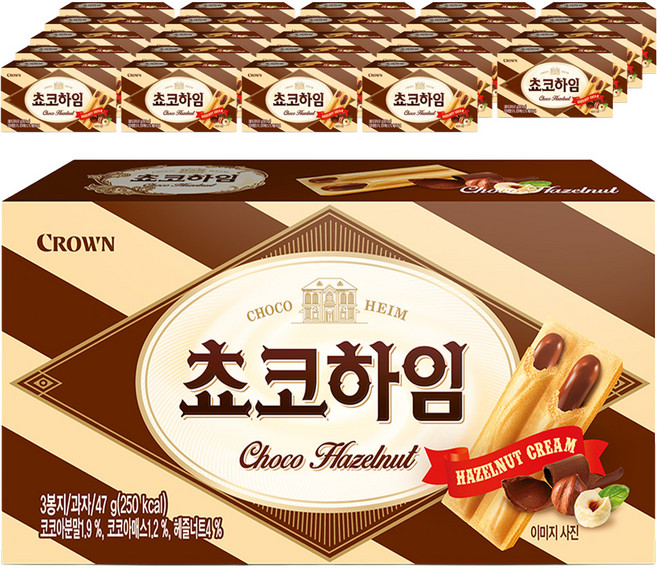 크라운 쵸코하임, 47g, 25개