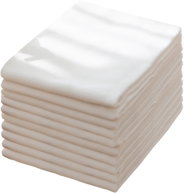 베이비앤아이 순면 사각 천 무지 기저귀, 10개 - 쿠팡