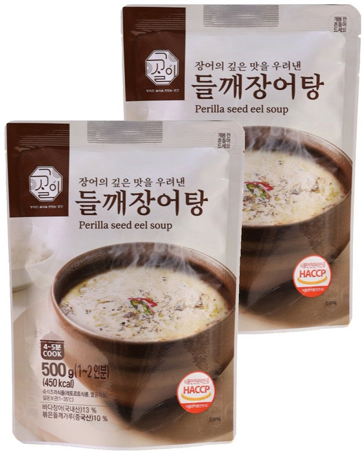 주식회사 설국 들깨장어탕, 500g, 2개