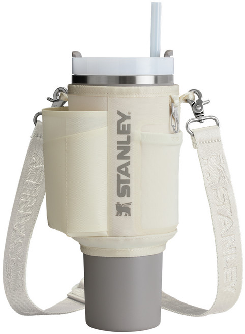 스탠리 올데이 캐리올 퀜처 H2.0 텀블러 스트랩백 1.18L, 크림, 1개