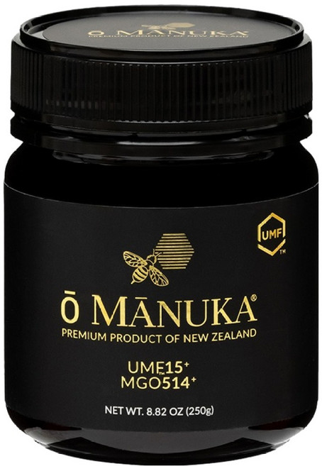 O MANUKA 麥盧卡蜂蜜 UMF 15+ MGO 514+, 1個, 250g