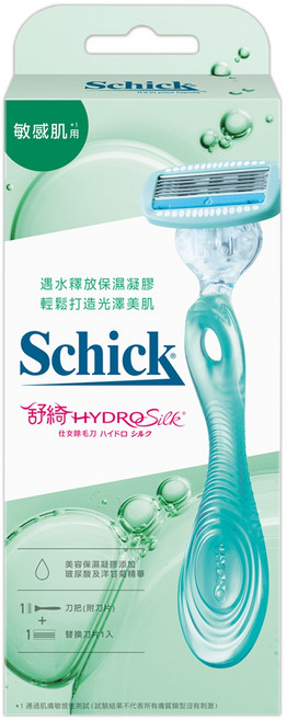 Schick 舒適牌 舒綺仕女除毛刀 敏感肌用, 1盒, 1組