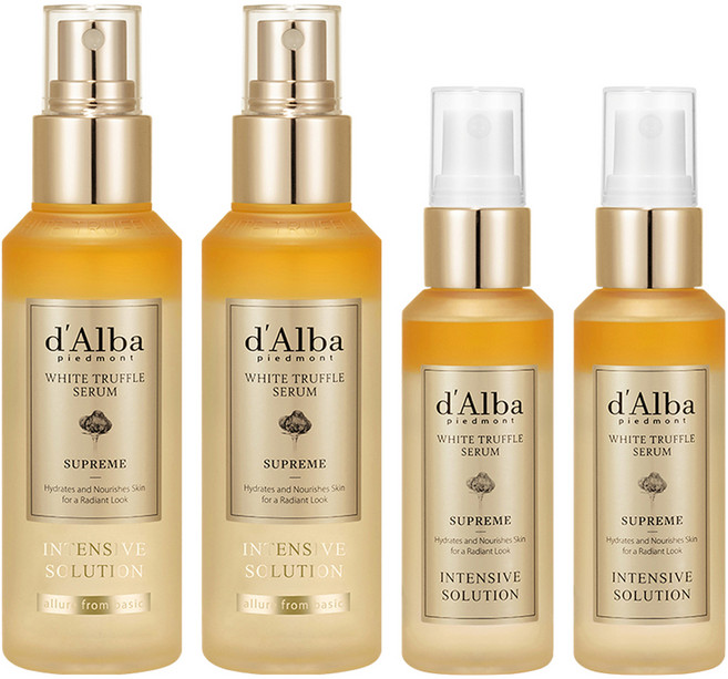 [비건뷰티] 달바 화이트 트러플 수프림 인텐시브 세럼 100ml + 50ml 세트, 2개