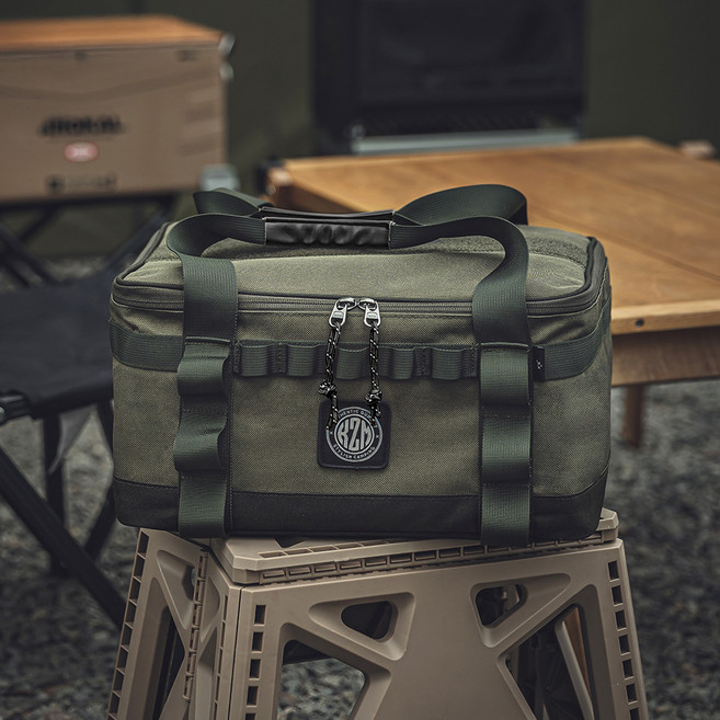 카즈미 필드 테트라 스토리지 캠핑 가방, 올리브카키, 1개