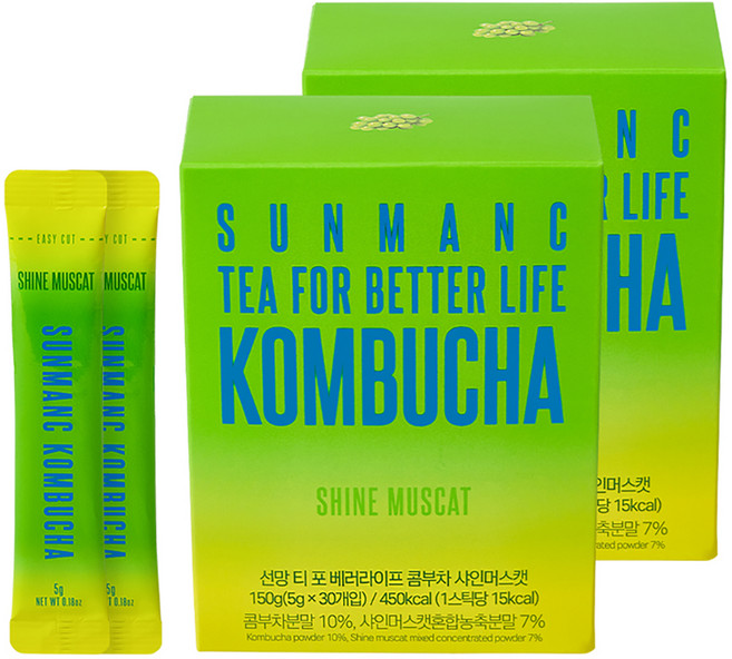 선망 콤부차 샤인머스켓맛, 5g, 30개입, 2개