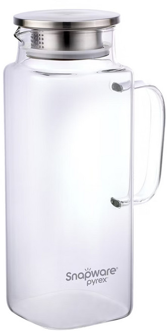 Corelle Brands 康寧餐具 Snapware 淨漾耐熱玻璃水壺, 透明色, 1.95L, 1個