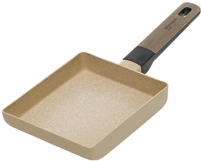 실리만 인덕션 데이온 티타늄 IH 사각 계란말이팬, 18cm, 1개