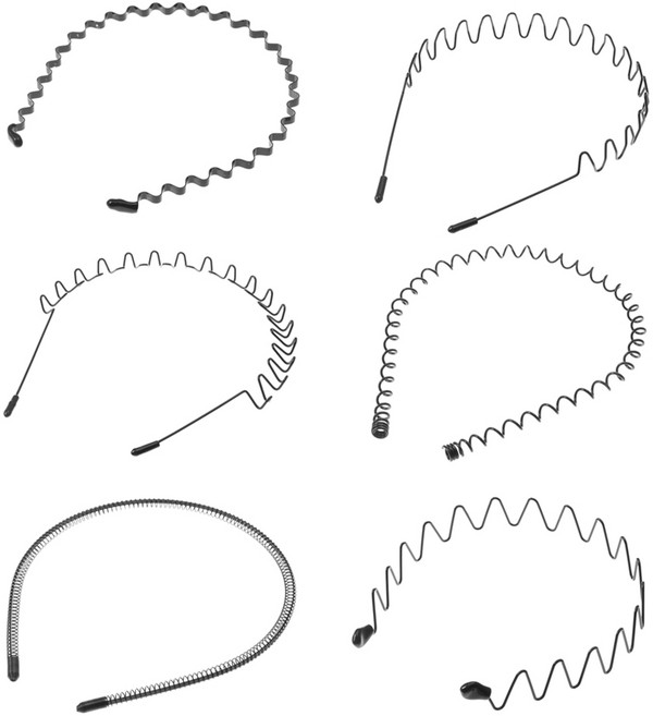 탐사 스프링 헤어밴드 6종 세트