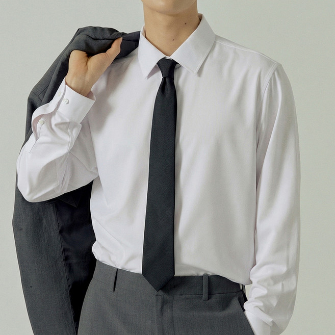 210에디트 남성용 구김없이 편한 링클프리 긴팔 프리덤 셔츠