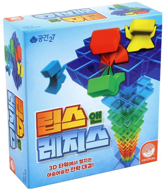 공간27 립스앤레지스 보드게임, 혼합색상, 1개