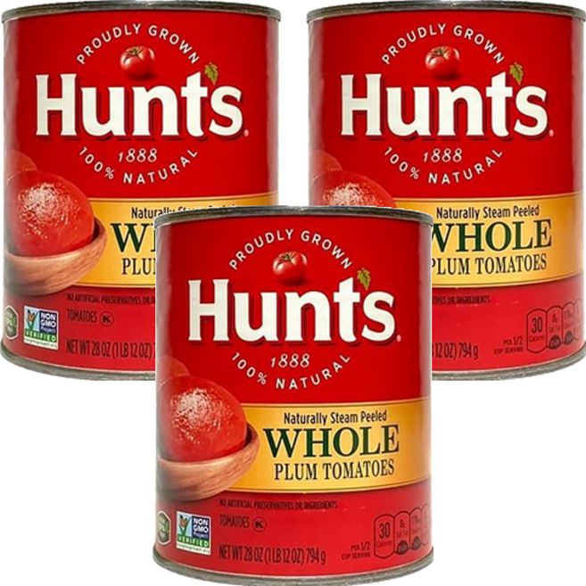 Hunt's 整粒蕃茄 罐頭, 794g, 3罐