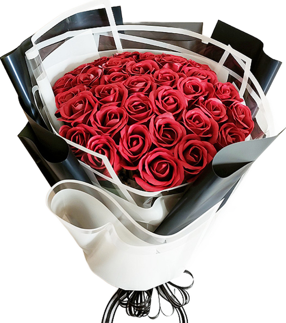 33朵香皂花, 紅色, 1組