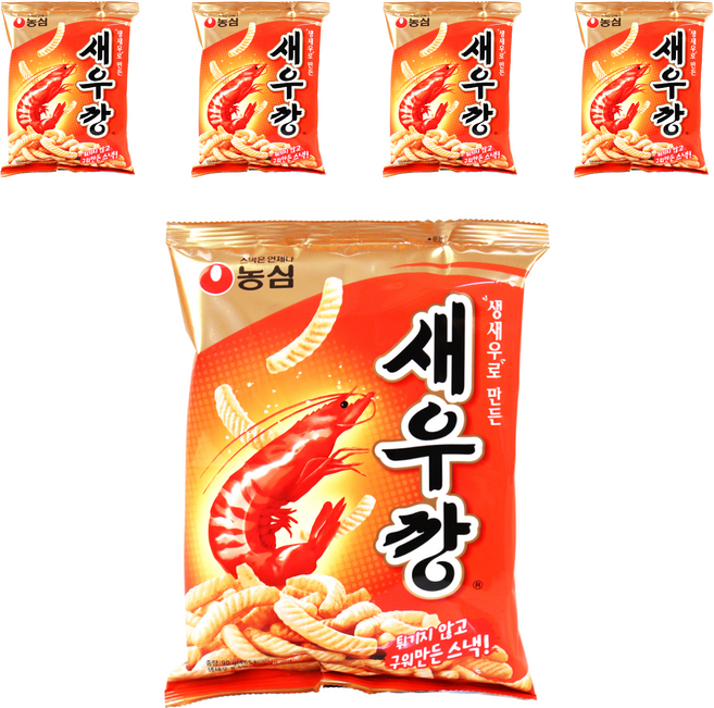 새우깡, 90g, 5개