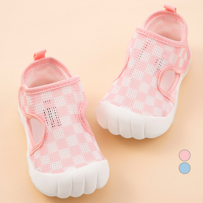 JumpingChickpea 兒童夏季網眼鞋