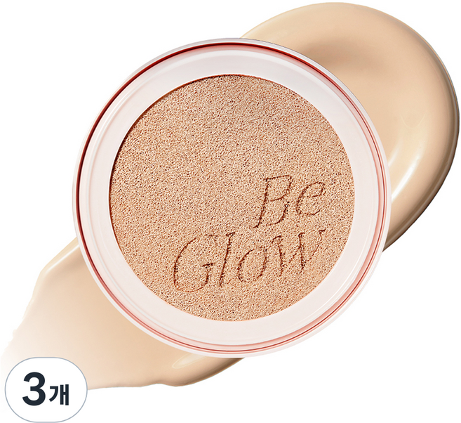 espoir 艾絲珀 Be Glow Volume晶鑽水光氣墊粉餅補充蕊 13g, 21 Ivory, 3個