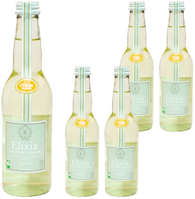 엘릭시아 유기농 오렌지블로섬 탄산음료, 330ml, 5개 - 쿠팡
