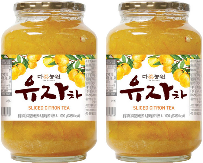 Danongwon 柚子茶, 1kg, 1入, 2罐