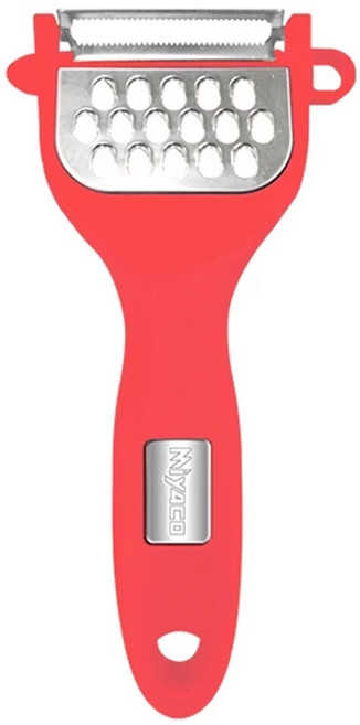 MiyAco 米雅可 經典多功能削皮器, 紅色, 1個