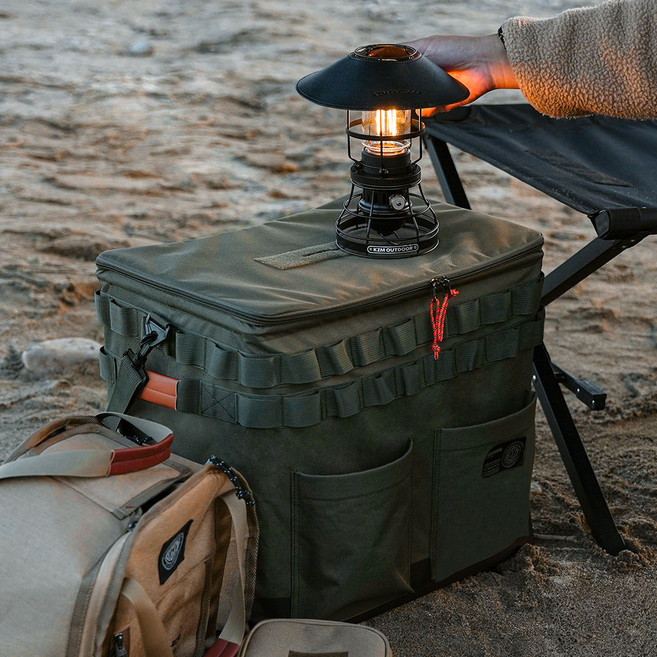 카즈미 필드 멀티 바스켓 백 캠핑가방, 카키, 1단, 1개