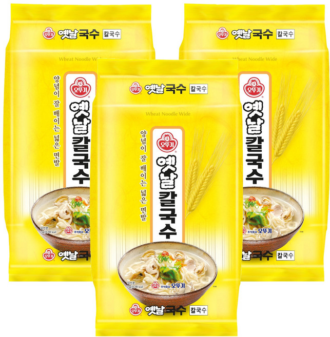 오뚜기옛날 칼국수, 3kg, 3개