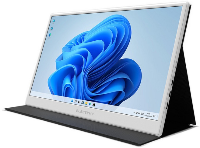 Elecsync FHD 便攜式螢幕, 39.6cm, S15A(白色)