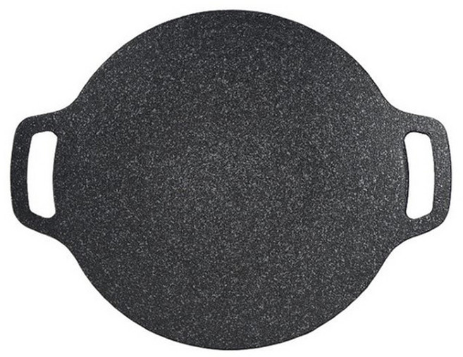 韓式IH重力鑄造萬用不沾烤盤 大, 34cm, 1個