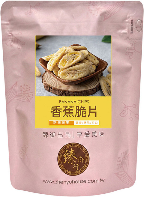 臻御行 香蕉脆片, 1個, 160g