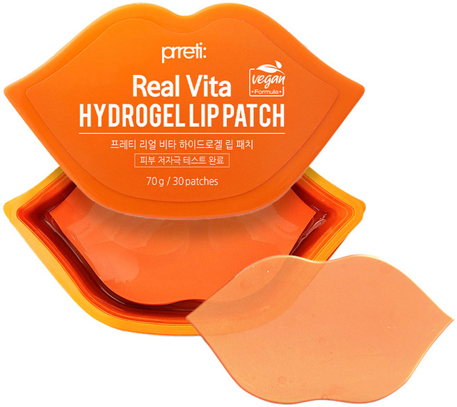프레티 리얼비타 하이드로겔 립 패치, 30개입, 1개
