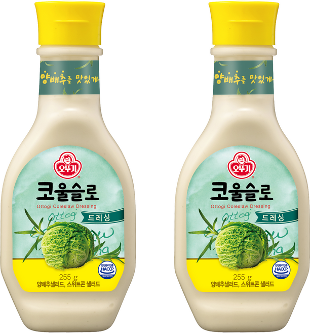 오뚜기 코울슬로 드레싱, 255g, 2개