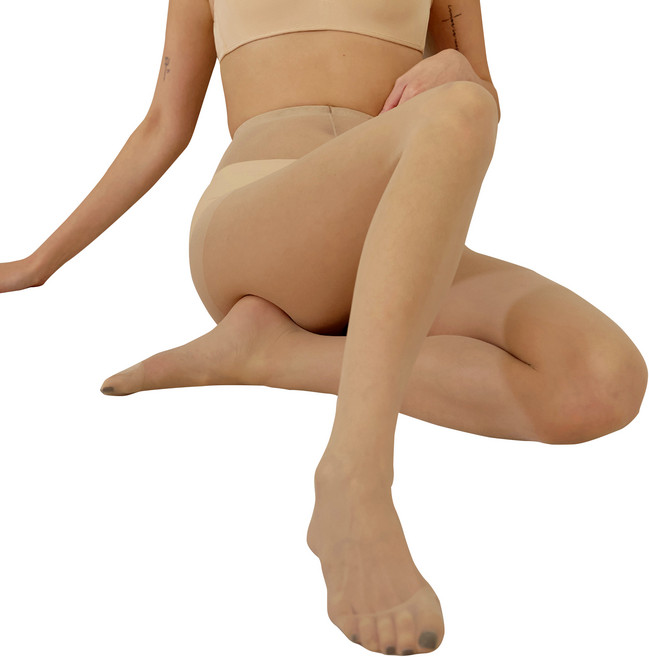 NUKK NUKK 女性大尺碼高彈力褲襪20D 5入