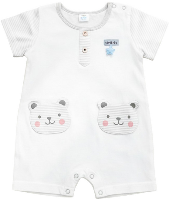 vivibaby 波波熊短袖連身裝