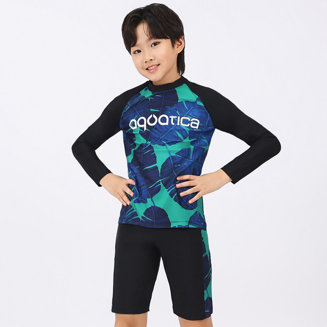 아쿠아티카 래쉬가드 + 스웜팬츠 세트 AQA48