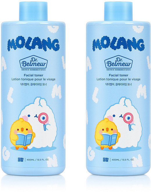 더페이스샵 몰랑이 닥터벨머 클래리파잉 토너, 400ml, 2개