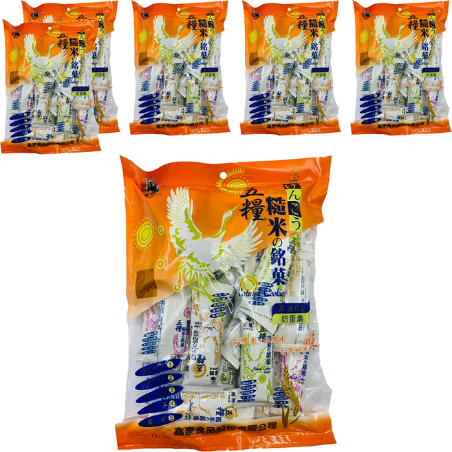 黑熊 五糧糙米, 250g, 6袋