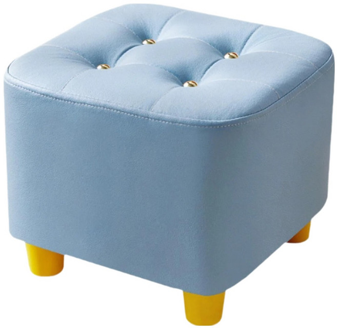 北歐輕奢時尚換鞋凳, 藏藍色, 1個