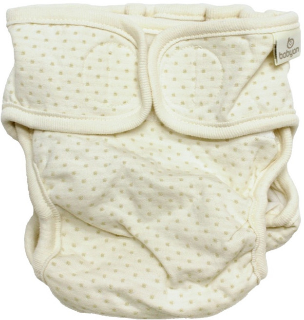 베이비앙 오가닉 입체형 기저귀 커버, 1개, 도트