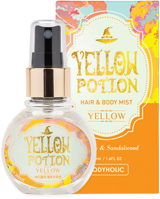 바디홀릭 바디미스트 옐로우포션, 50ml, 1개