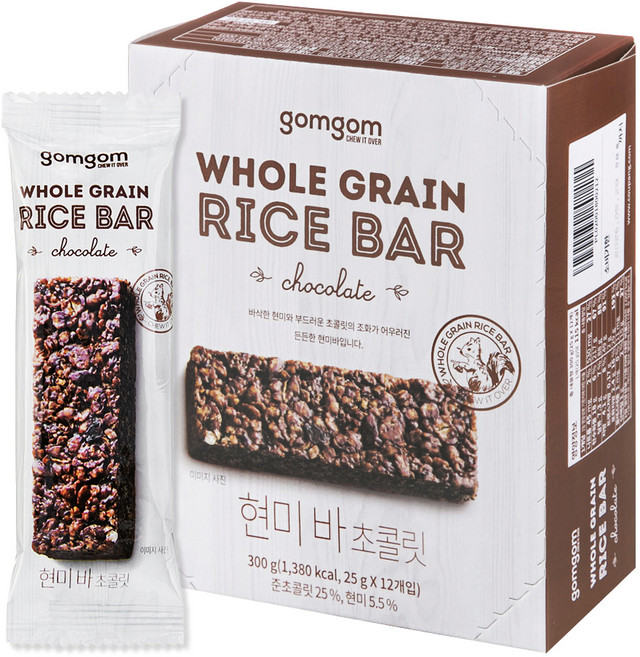 곰곰 현미 바 초콜릿, 300g, 1개