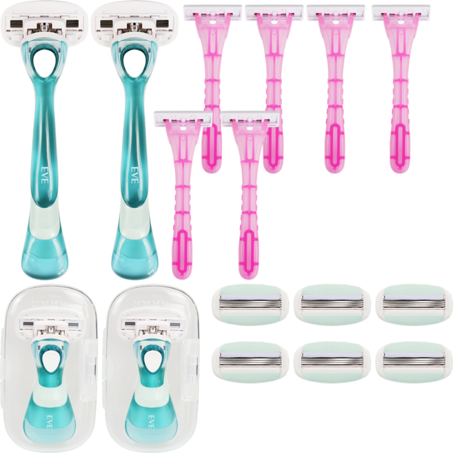 도루코 이브 여성용 바디면도기 4종 세트, 2개