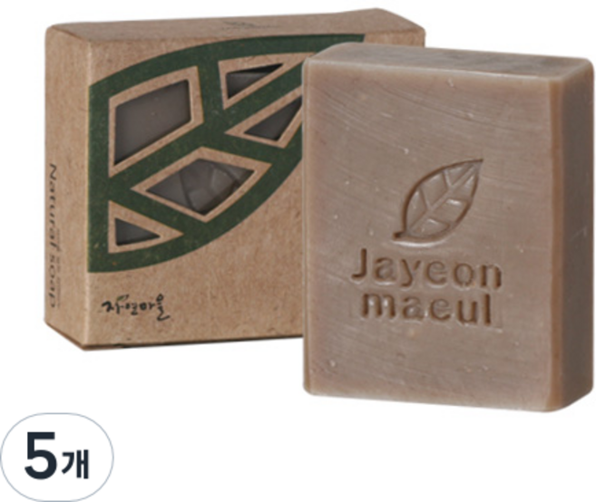 자연마을 약쑥비누, 80g, 5개