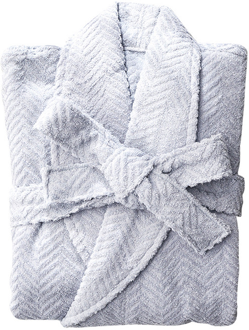 소프트터치 40수 헤링본 호텔 목욕가운, 블루그레이, 1개