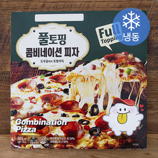 한맥 풀토핑 콤비네이션피자 (냉동), 385g, 1개입, 1개