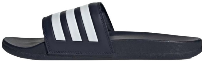 adidas 愛迪達 ADILETTE COMFORT 拖鞋, 29.5cm, 黑色 + 白色