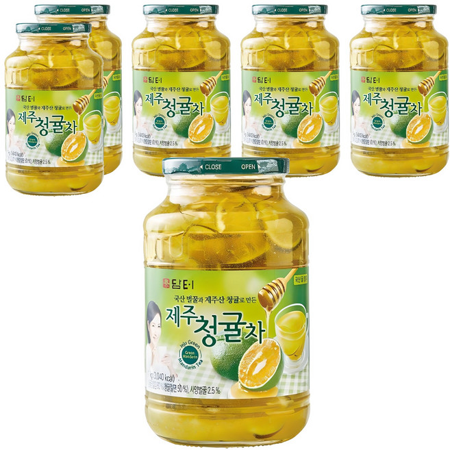 담터 제주 청귤차, 1kg, 1개입, 6개