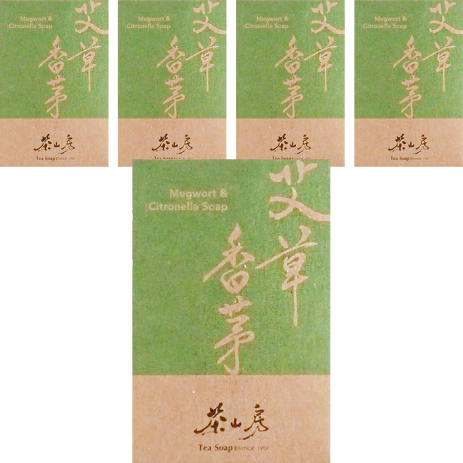 Tea Soap 茶山房 艾草香茅皂, 100g, 5個