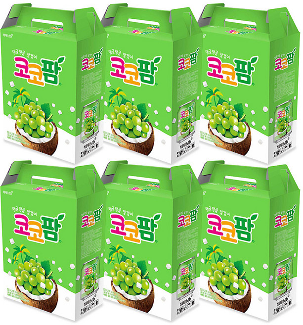 코코팜 포도, 238ml, 72개