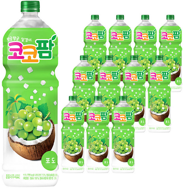 코코팜 포도, 1.5L, 12개