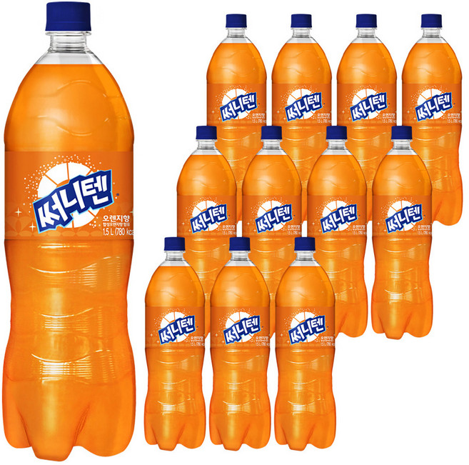 해태htb 써니텐 오렌지향, 1.5L, 12개