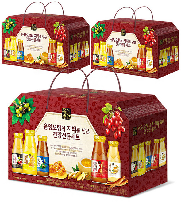 몸에좋은 음양오행 건강 음료 선물세트, 180ml, 30개